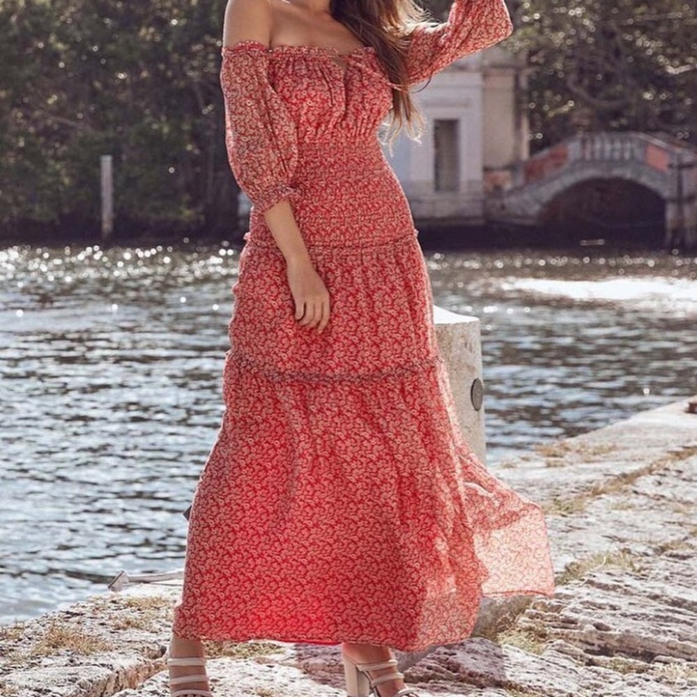 NWT Jetset Diaries Love is in The Air Maxi Dress S